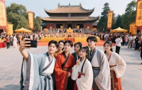 天水又搞大事情！伏羲大典热闹开场文化盛宴直接拉满古代八卦图