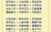 四字成语接龙500个,传承中华文化，益智娱乐两不误